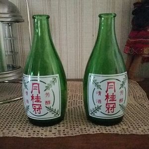 Twin sake bottles